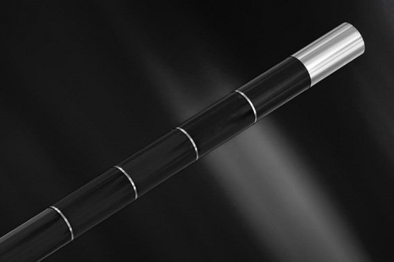 abstract fine art black and white long exposure image like a magic wand