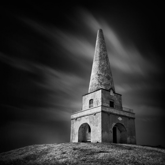 Killiney Hill obelisk near Dublin Ireland
