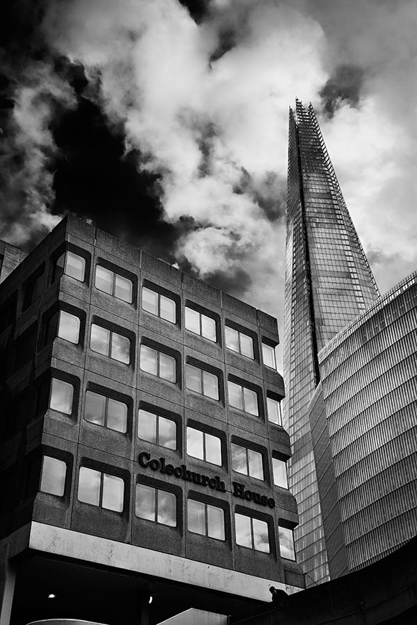 the shard in london from tooley street