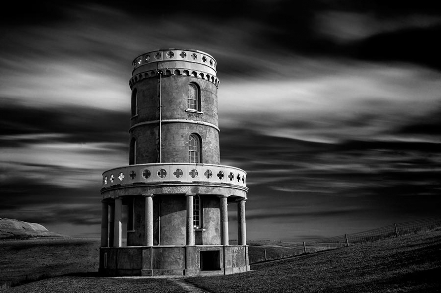 clavell tower at kimmeridge in dorset
